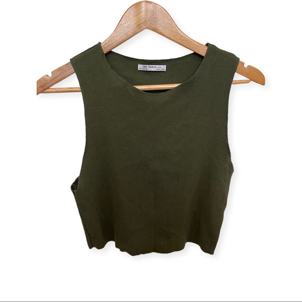 Hunter green Zara tank top💚